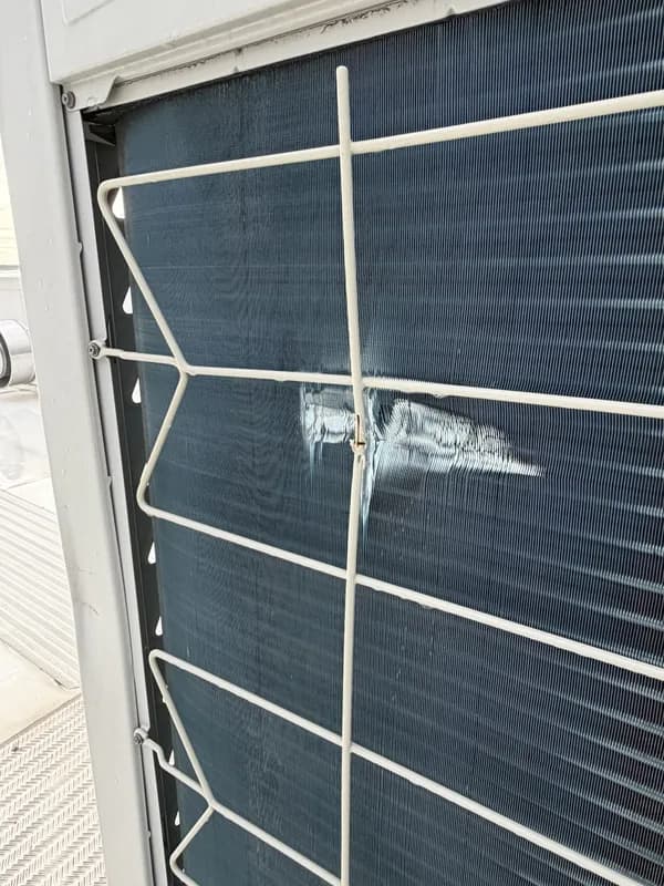 Damaged coil