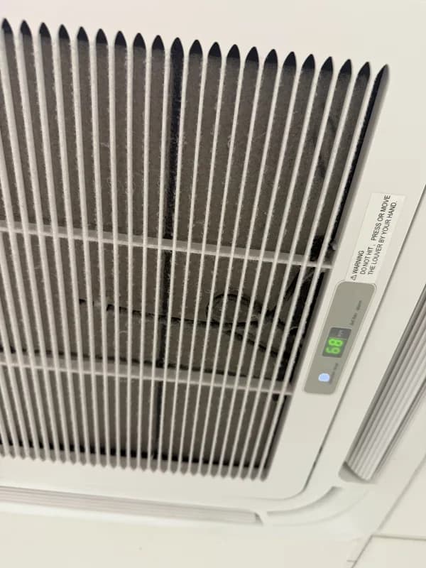 Dirty filter and coil