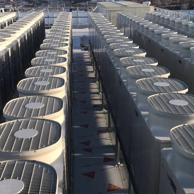 Large VRF rooftop installation project